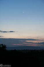 IMG 8641-Kenya, crescent moon in Masai Maras dawn